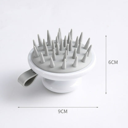 Silicone Scalp Massage Brush for Hair Care and Relaxation