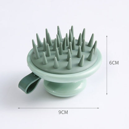 Silicone Scalp Massage Brush for Hair Care and Relaxation