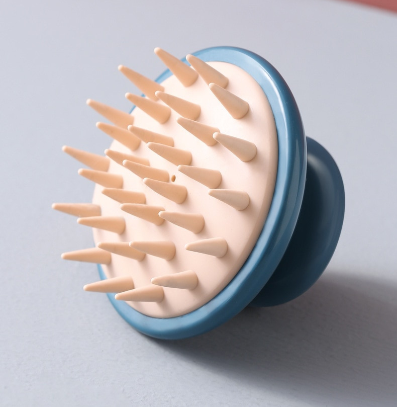 Silicone Scalp Massage Brush for Hair Care and Relaxation