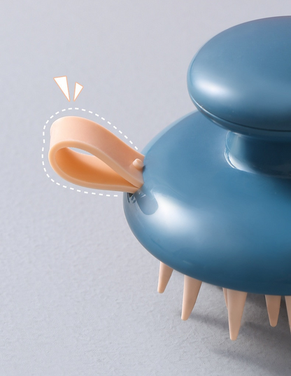 Silicone Scalp Massage Brush for Hair Care and Relaxation