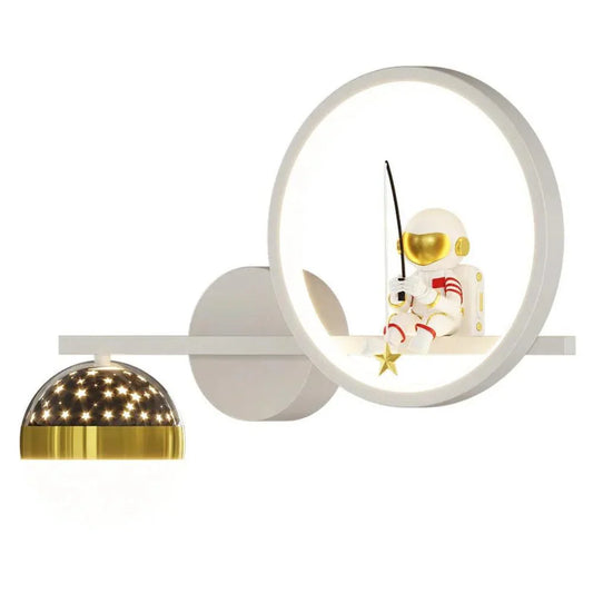 Star Projection Wall Lamp Kids Bedroom Night Light