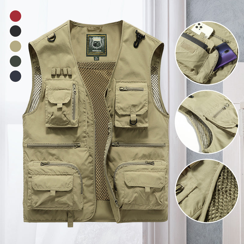 Tactical Outdoor Vest Adjustable Utility Combat Waistcoat