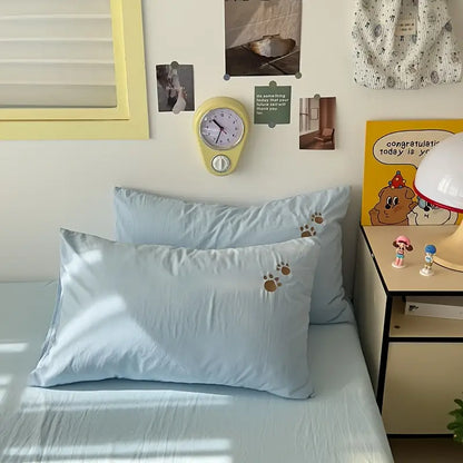 Teddy Bear Plush Bedding Set Soft Cozy Winter Comfort