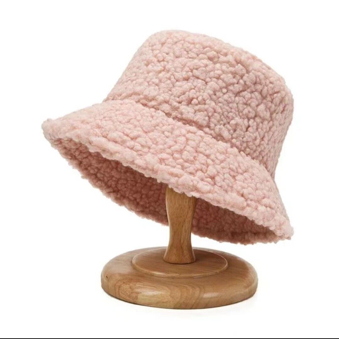 Teddy Bucket Hat Warm Lamb Wool Winter Fashion Hat
