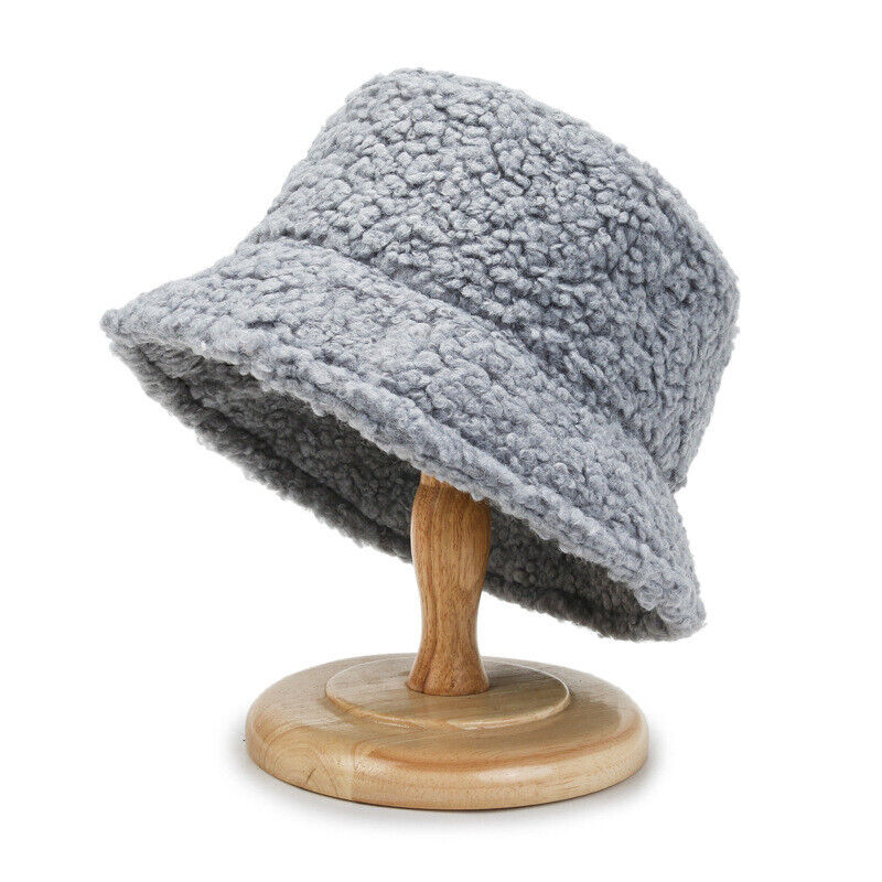 Teddy Bucket Hat Warm Lamb Wool Winter Fashion Hat