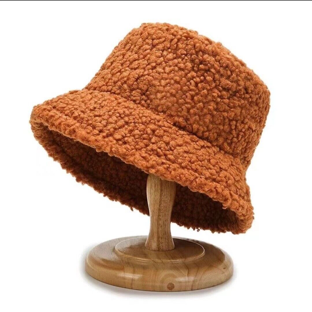 Teddy Bucket Hat Warm Lamb Wool Winter Fashion Hat