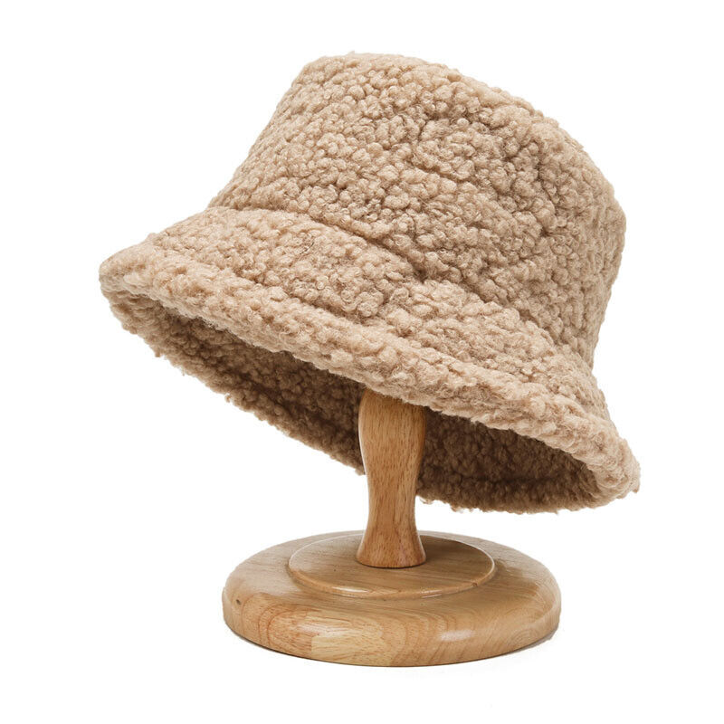 Teddy Bucket Hat Warm Lamb Wool Winter Fashion Hat