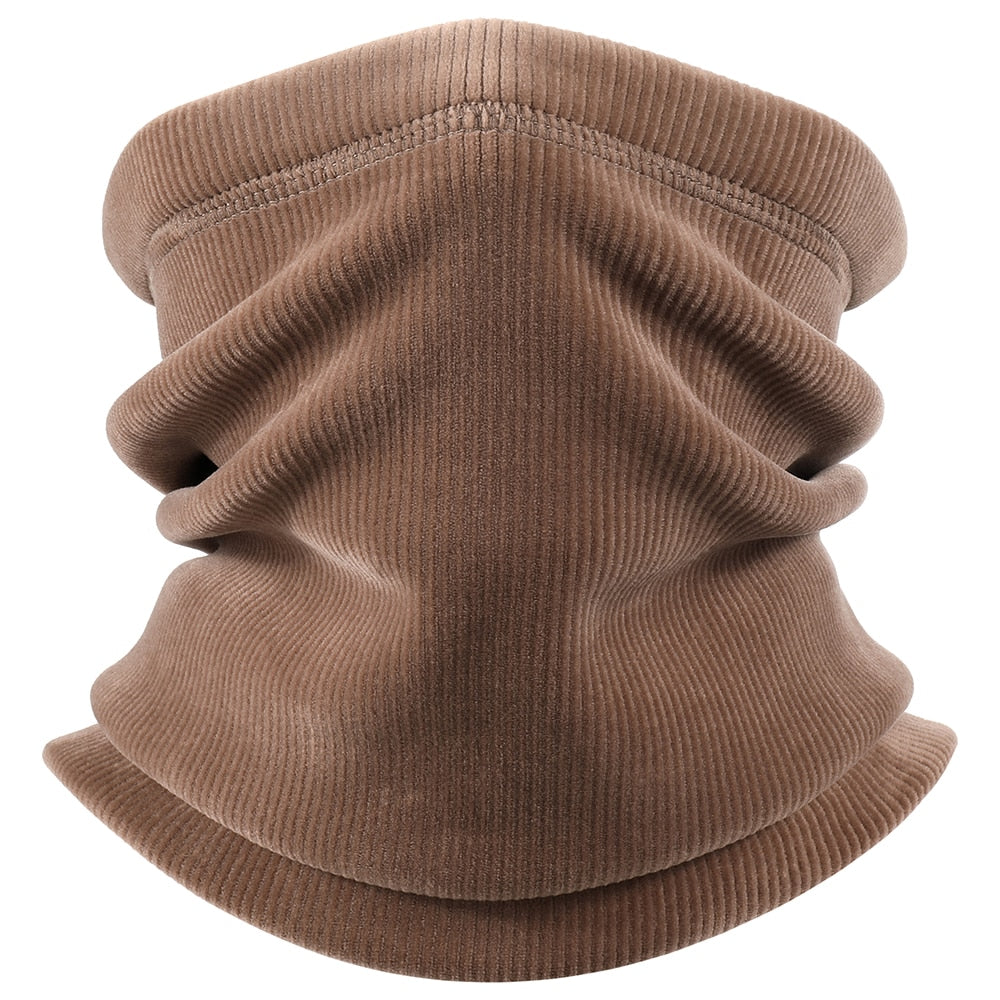 Thermal Neck Warmer Winter Fleece Snood Scarf