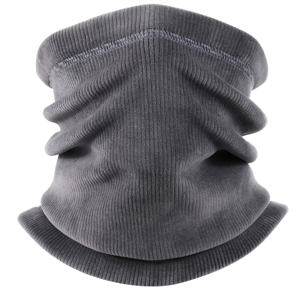 Thermal Neck Warmer Winter Fleece Snood Scarf