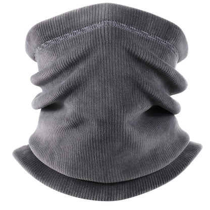 Thermal Neck Warmer Winter Fleece Snood Scarf