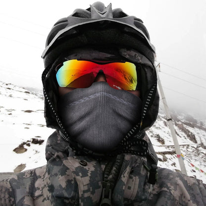 Thermal Neck Warmer Winter Fleece Snood Scarf