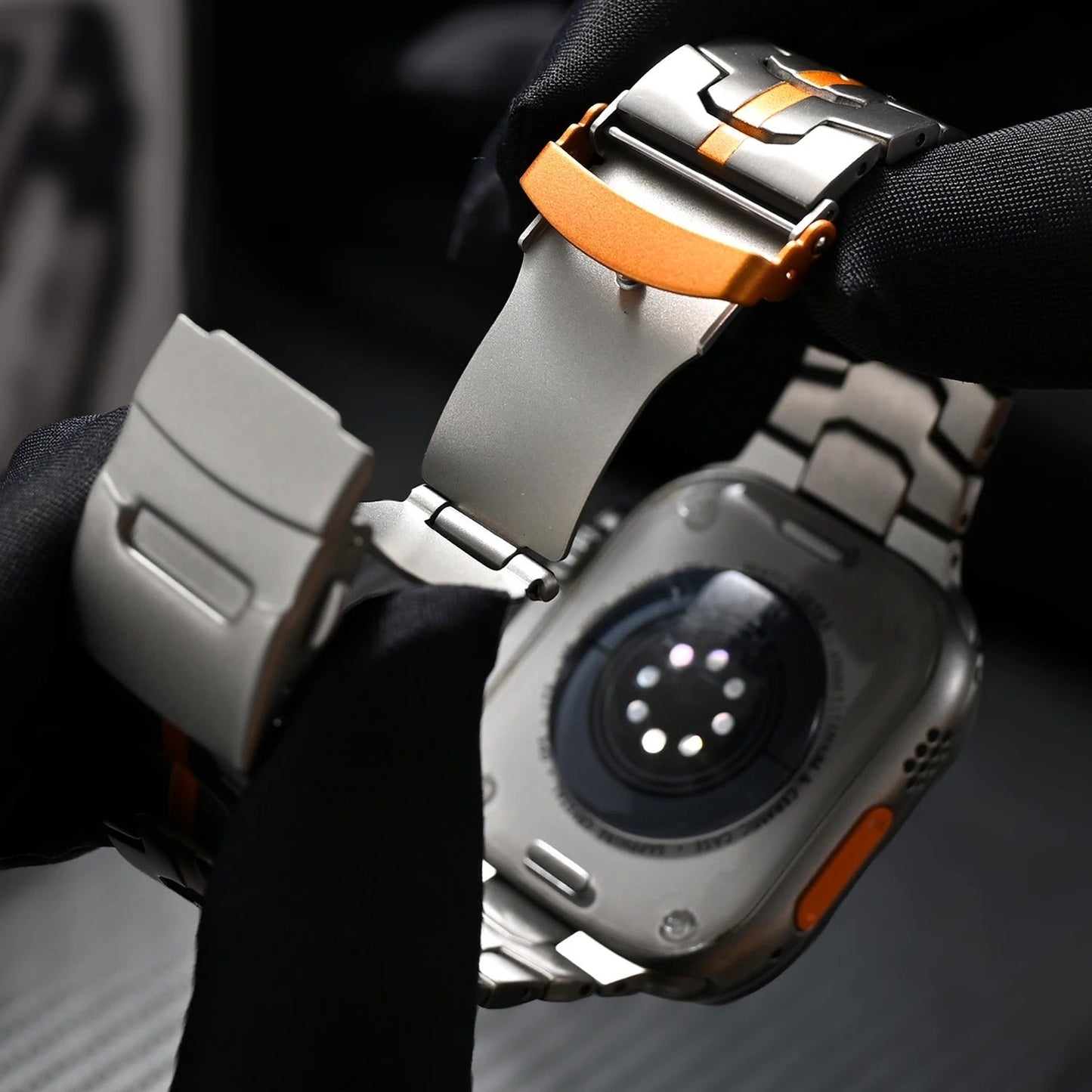 Titanium Smart Watch Band Luxury Quick Release Strap