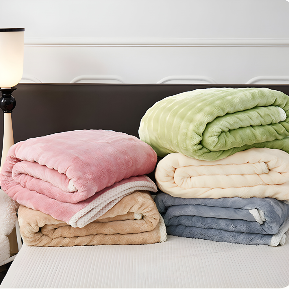 Ultra Soft Plush Winter Blanket Fluffy Cozy Throw Bed Sofa Blanket