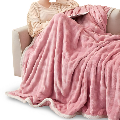 Ultra Soft Plush Winter Blanket Fluffy Cozy Throw Bed Sofa Blanket