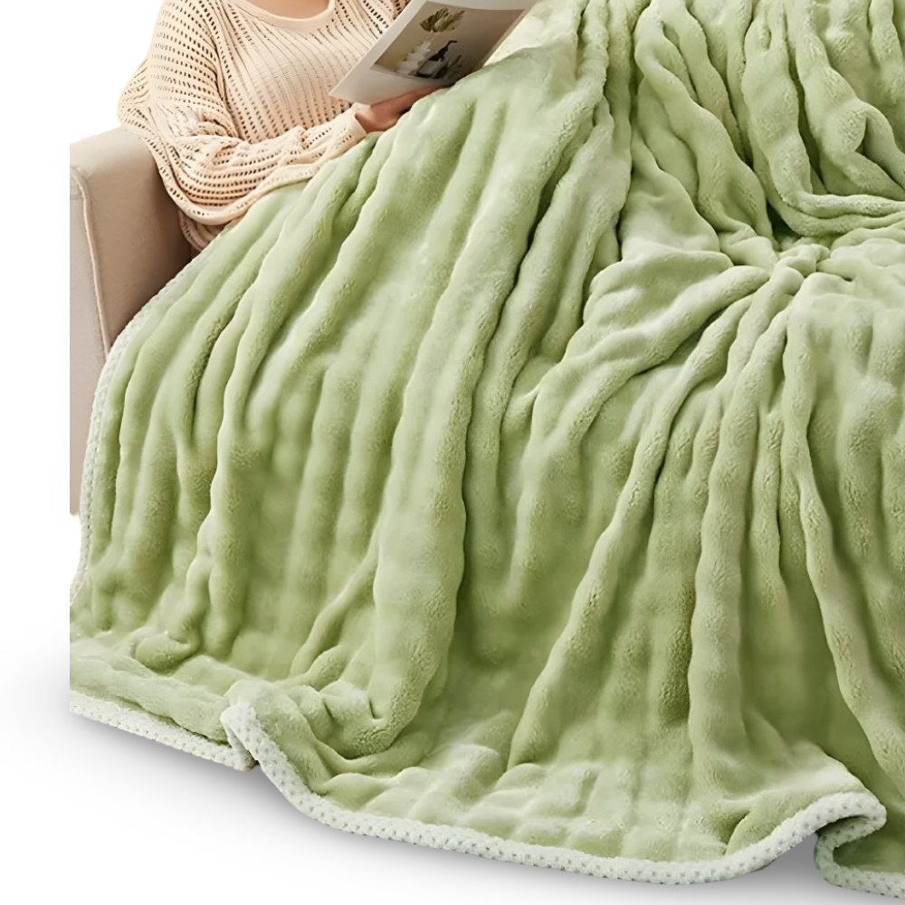 Ultra Soft Plush Winter Blanket Fluffy Cozy Throw Bed Sofa Blanket