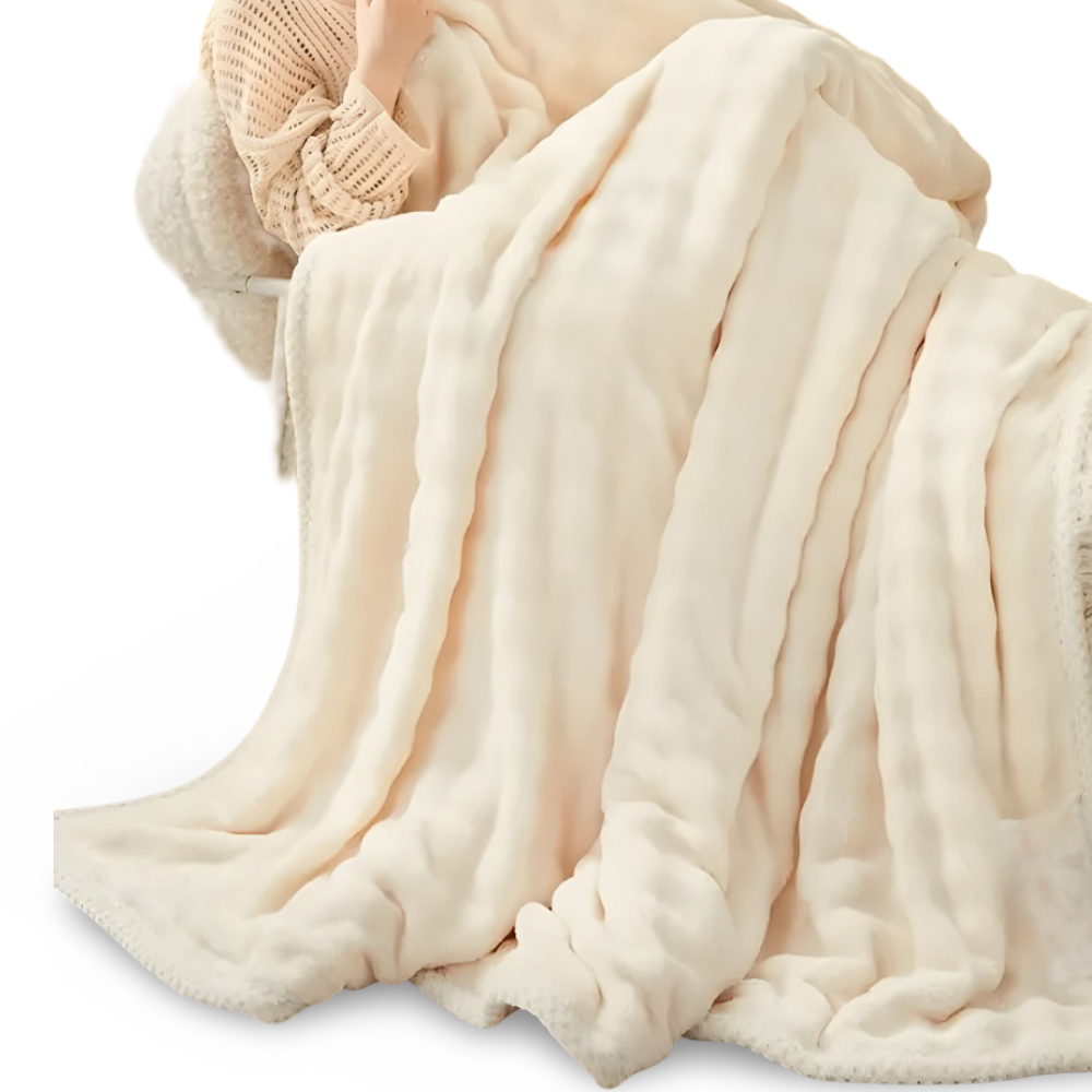Ultra Soft Plush Winter Blanket Fluffy Cozy Throw Bed Sofa Blanket