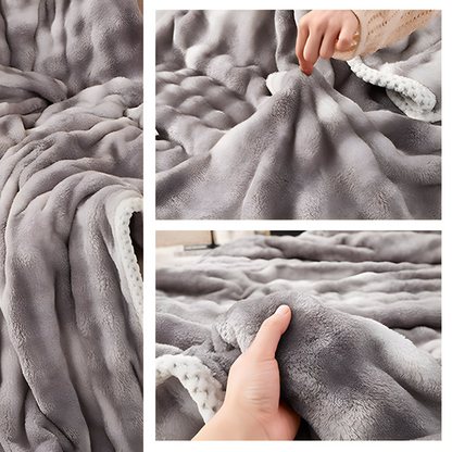 Ultra Soft Plush Winter Blanket Fluffy Cozy Throw Bed Sofa Blanket