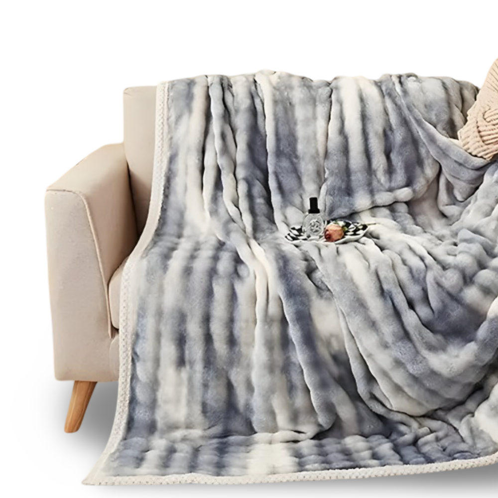 Ultra Soft Plush Winter Blanket Fluffy Cozy Throw Bed Sofa Blanket