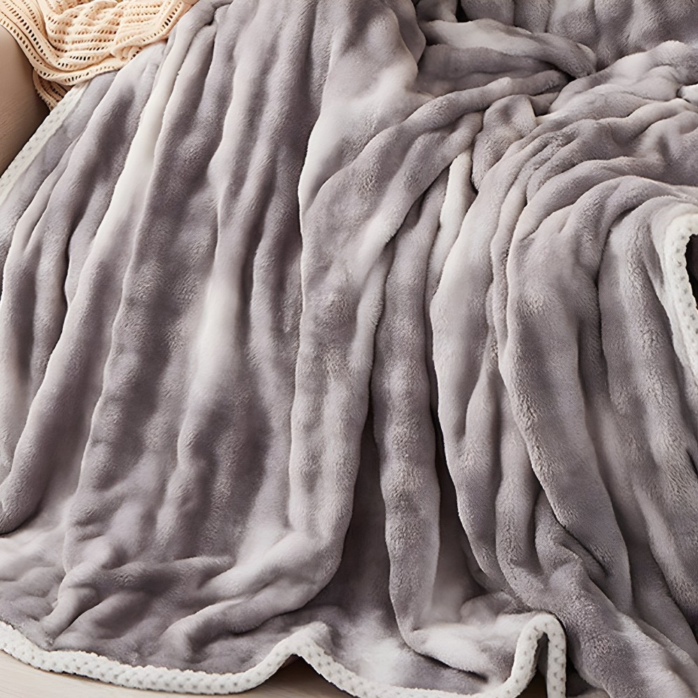 Ultra Soft Plush Winter Blanket Fluffy Cozy Throw Bed Sofa Blanket
