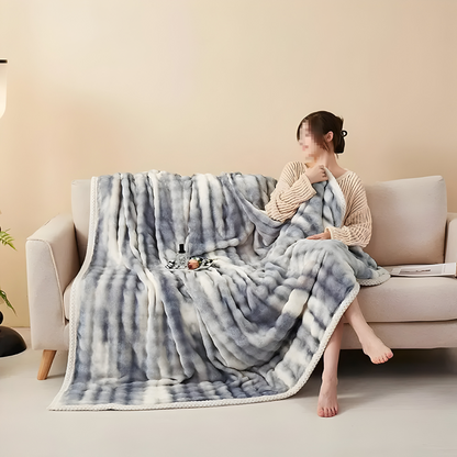 Ultra Soft Plush Winter Blanket Fluffy Cozy Throw Bed Sofa Blanket