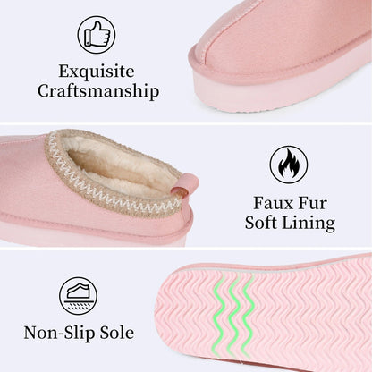 Unisex Soft Slippers Suede Indoor Comfort Anti Slip House Shoes