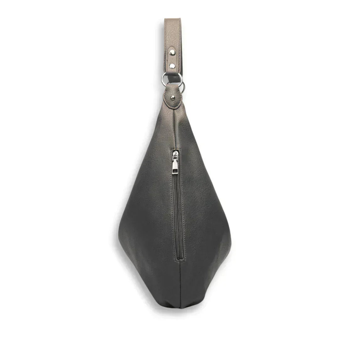 Vegan Leather Hobo Bag Womens Large Capacity Shoulder Handbag