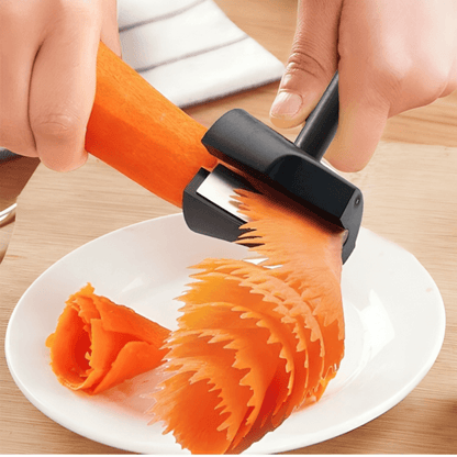Vegetable Spiral Flower Cutter Creative Garnishing Kitchen Tool