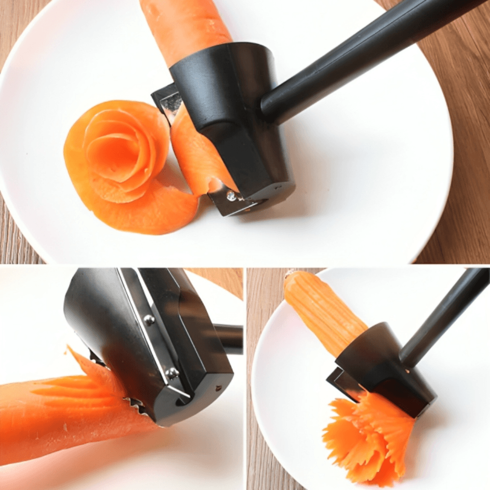 Vegetable Spiral Flower Cutter Creative Garnishing Kitchen Tool