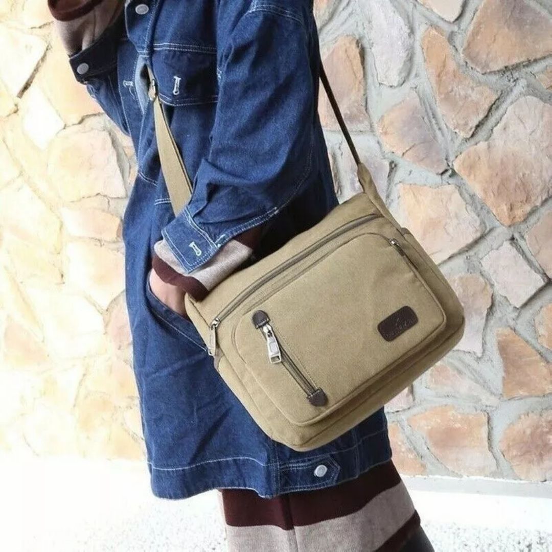 Vexopia - Shoulder Bag with Wide Main Compartment and Zip Closure