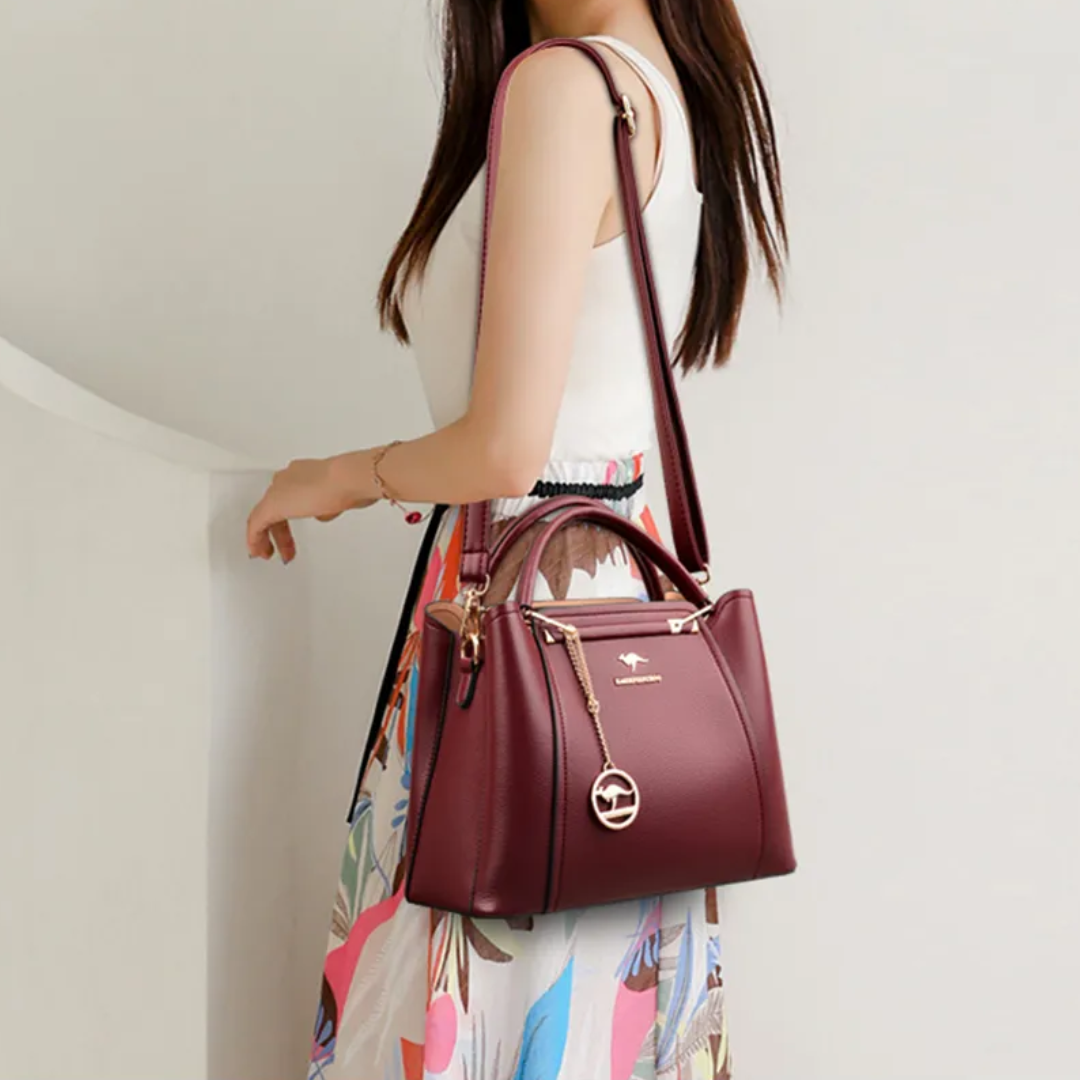 Vexopia - Women’s PU Leather Shoulder Handbag with Crossbody Strap