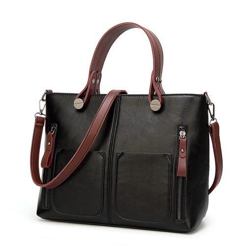 Vexopia - Women’s Vintage PU Leather Shoulder Bag with Adjustable Crossbody Strap