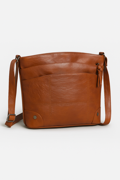 Vintage Leather Shoulder Bag for Women