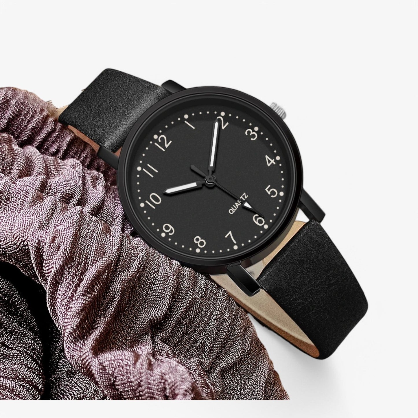 Vintage Leather Strap Women's Quartz Watch