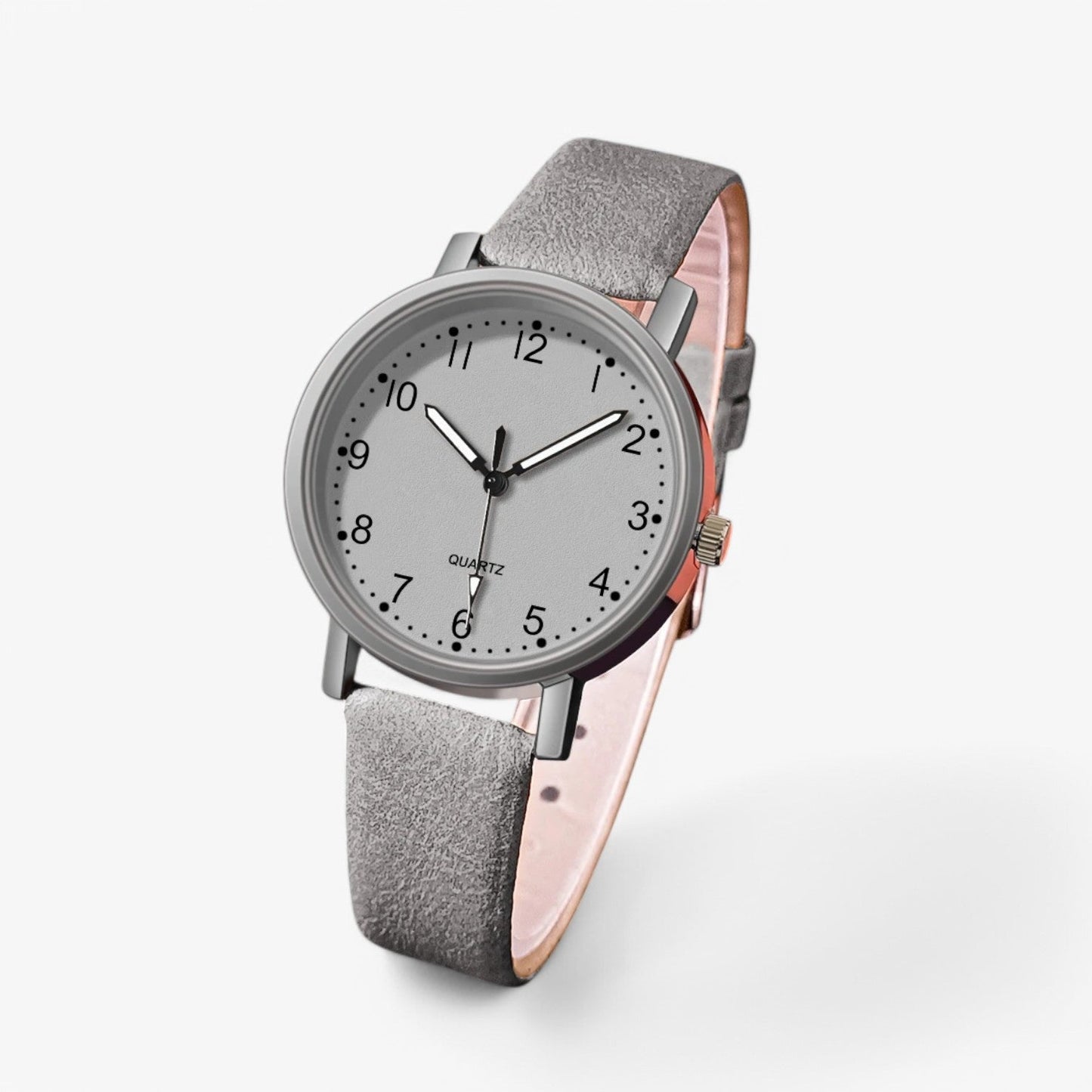 Vintage Leather Strap Women's Quartz Watch