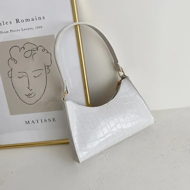 Vintage PU Leather Shoulder Bag for Women Everyday Style