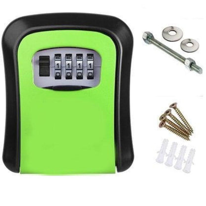 Wall Mounted Key Lock Box | Secure Combination Key Safe
