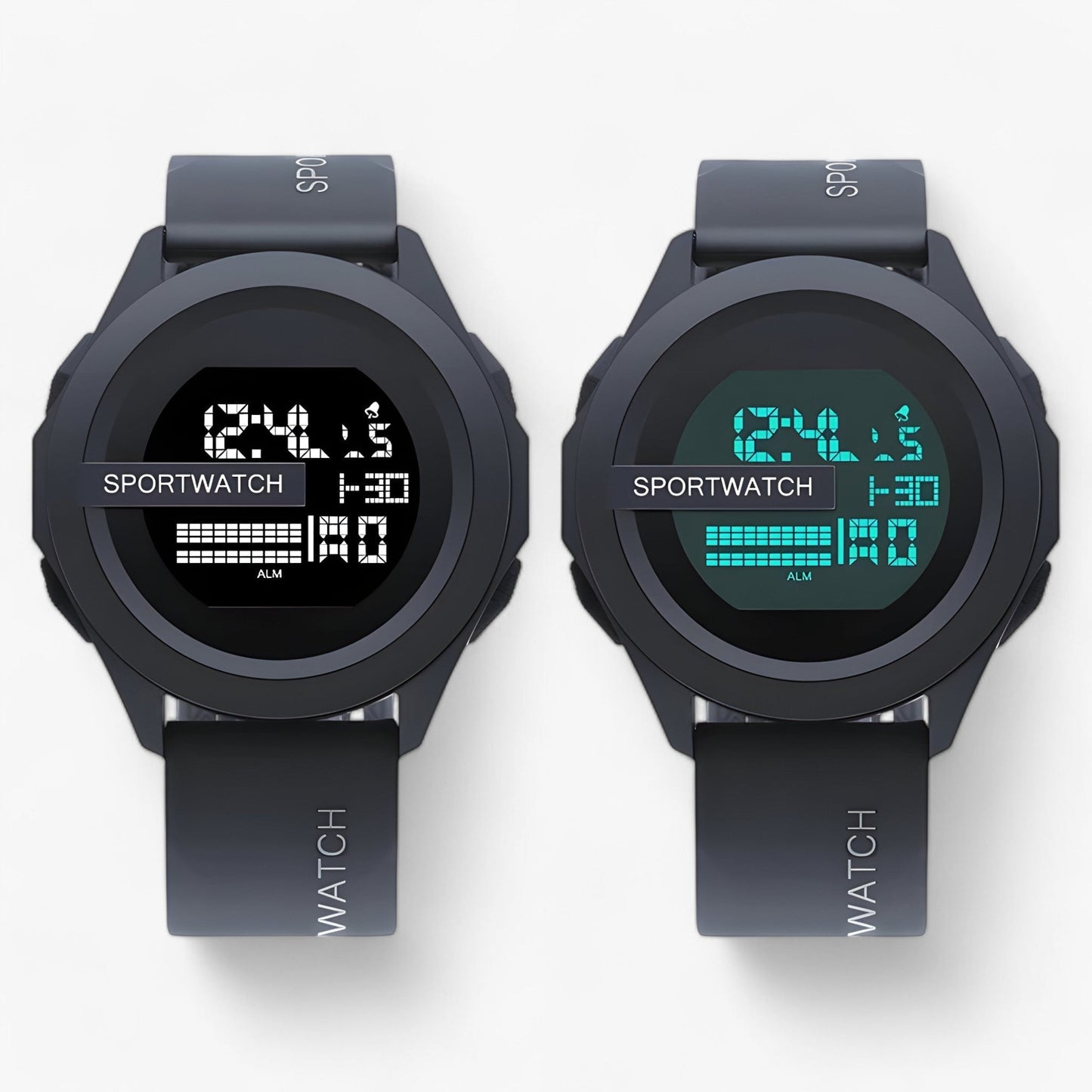 Waterproof Digital Sports Watch Mens Military Outdoor Wristwatch