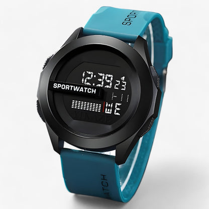 Waterproof Digital Sports Watch Mens Military Outdoor Wristwatch