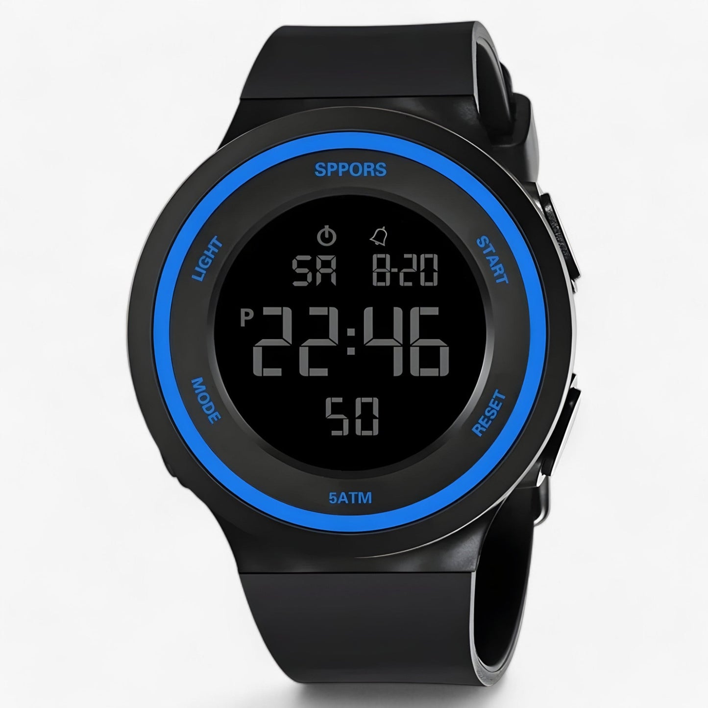 Waterproof LED Sports Watch with Alarm Function