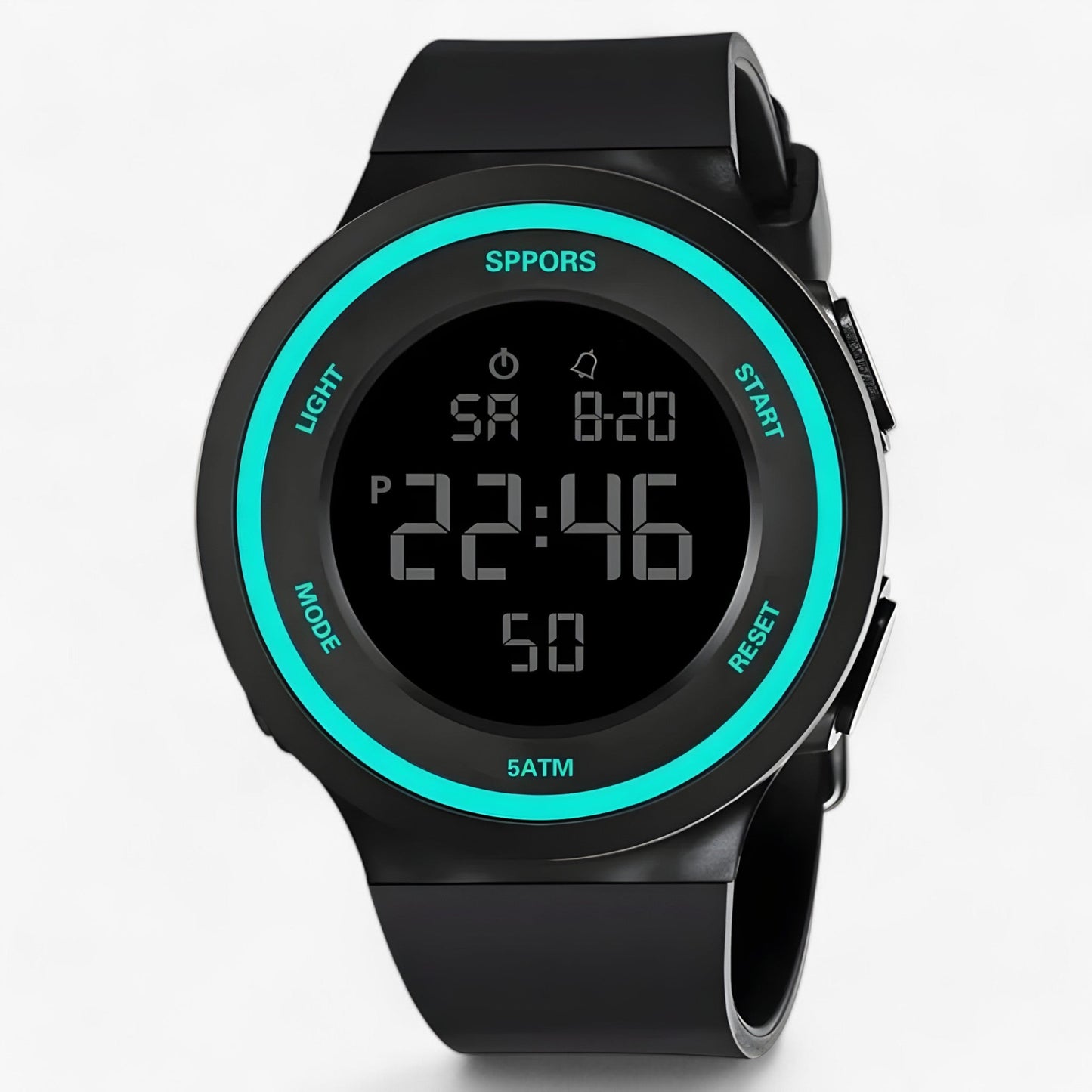 Waterproof LED Sports Watch with Alarm Function