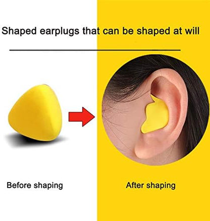 Waterproof Noise Reducing Ear Plugs for Sleep Swimming Travel