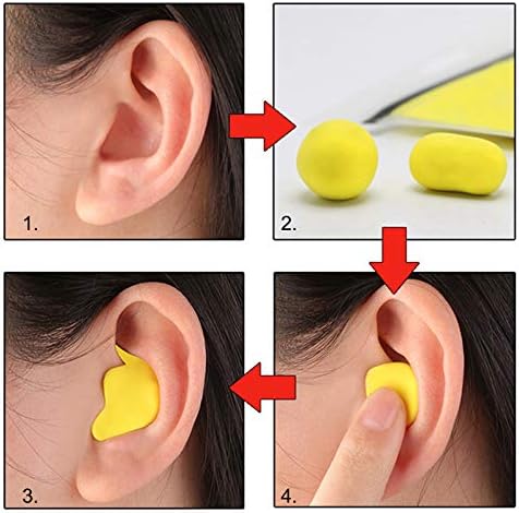 Waterproof Noise Reducing Ear Plugs for Sleep Swimming Travel