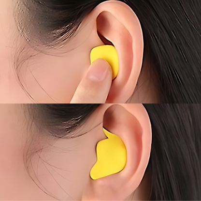 Waterproof Noise Reducing Ear Plugs for Sleep Swimming Travel