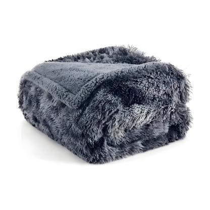 Waterproof Plush Throw Blanket Soft Microfiber Cozy Sofa Blanket