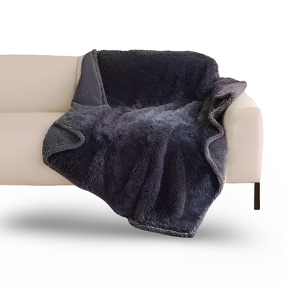 Waterproof Plush Throw Blanket Soft Microfiber Cozy Sofa Blanket