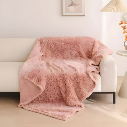 Waterproof Plush Throw Blanket Soft Microfiber Cozy Sofa Blanket
