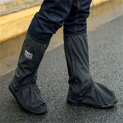 Waterproof Shoe Covers Rain Overshoes Anti Slip Zip Closure