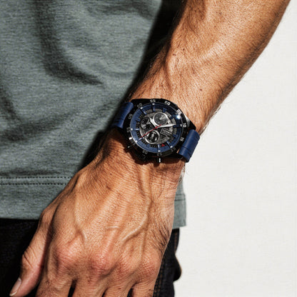 Waterproof Tactical Sports Watch Quartz Chronograph Adventure Watch