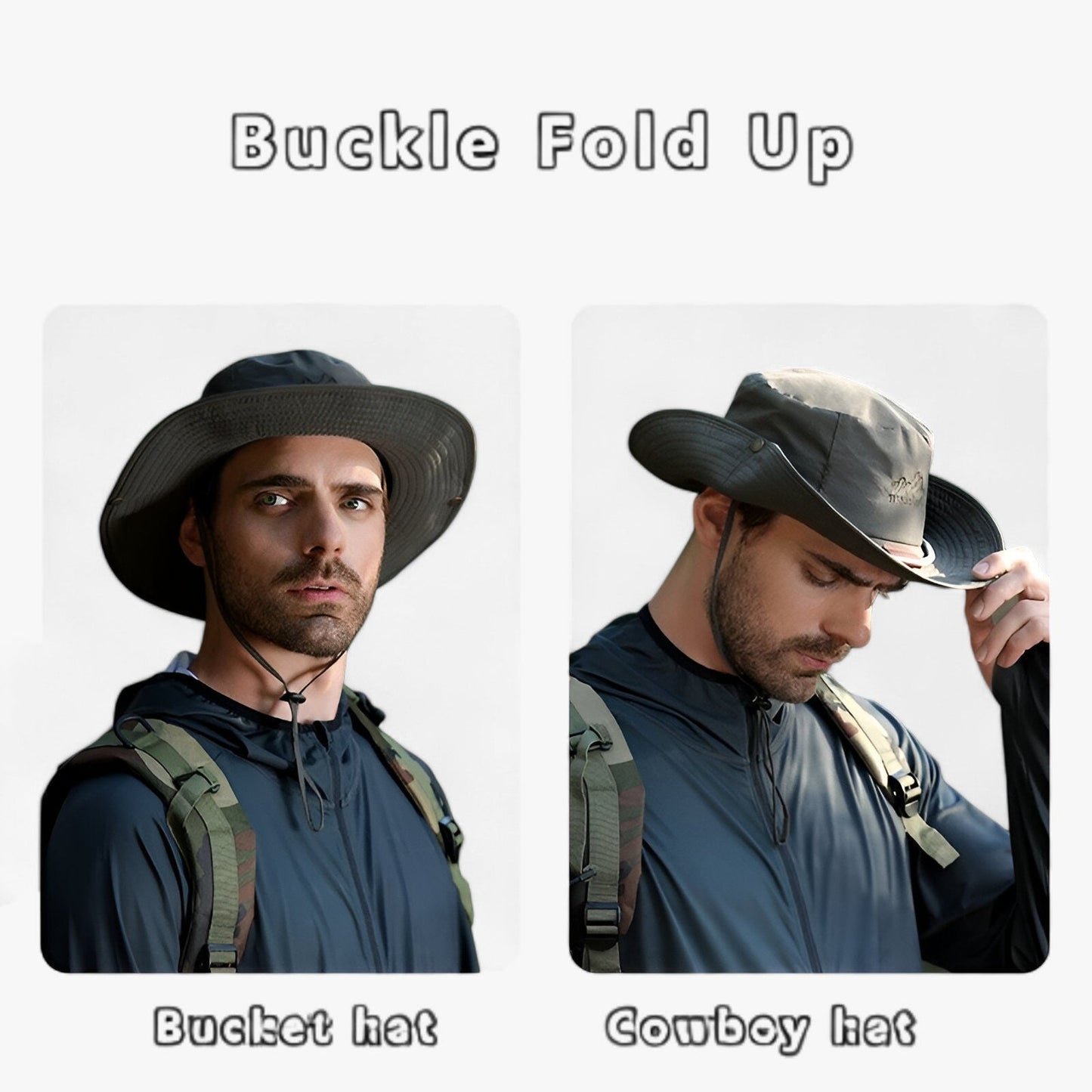 Waterproof UV Protection Bucket Hat for Outdoor Use