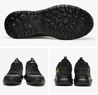 Wide Fit Steel Toe Safety Work Shoes Lace Up Design